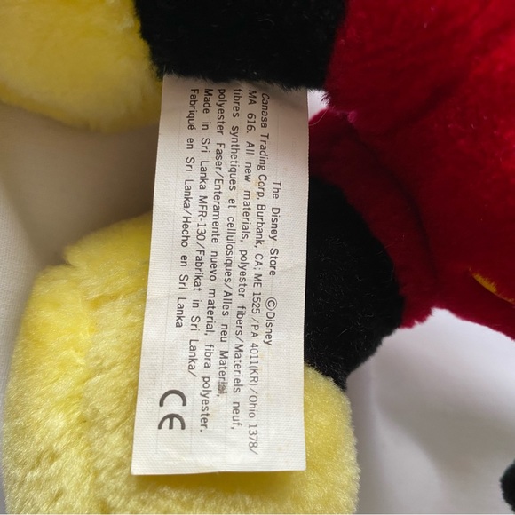 Vintage Mickey Mouse Plush The Disney Store 10 Inches - Picture 6 of 6